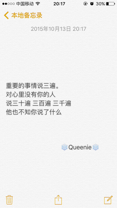 备忘录 Queenie❄️