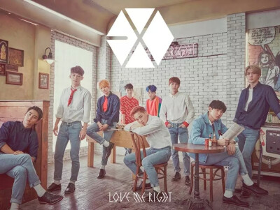 日单《Love Me Right~romantic universe~》封面 EXO