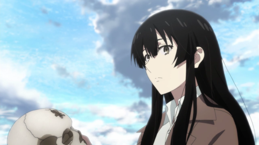 #樱子小姐的脚下埋着尸体##櫻子さんの足下には死体が埋まっている#九条樱子，动画截图。