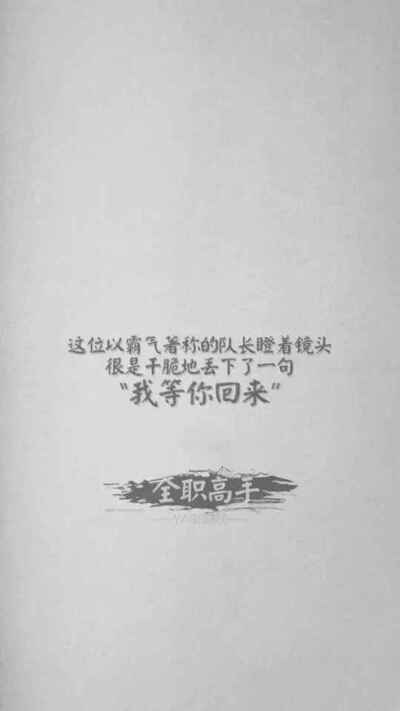 #全职高手#荣耀不败