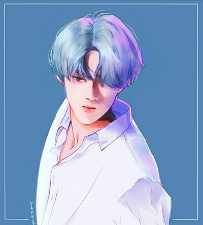 EXO吴世勋sehun手绘插画by.yakbob