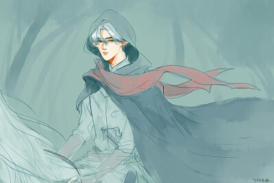 EXO吴世勋sehun手绘插画by.yakbob