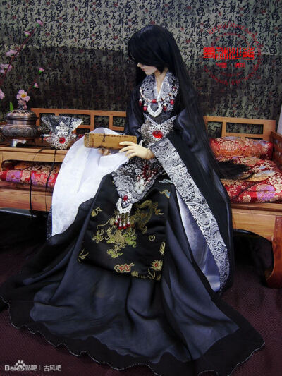 BJD 人形娃娃 球形关节娃娃 神秘 惊艳 古风 古装 汉服 SD