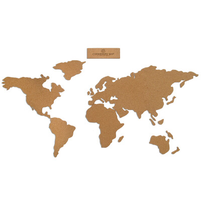 Corkboard Map装饰你的世界DIY软木世界地图 picture your world