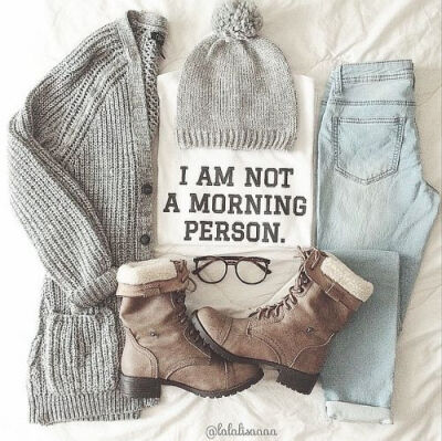 Comfy, Cozy and chic outfit-Beanie,Cardis,Oversized sweatshirt,Light wash jean, glasses, Combat boot