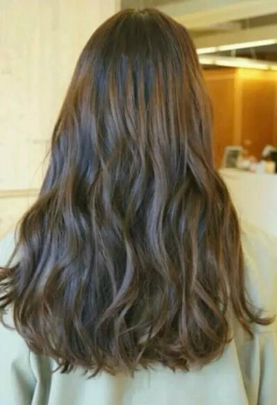 女生 头像 长发 清新 唯美 卷发 背影