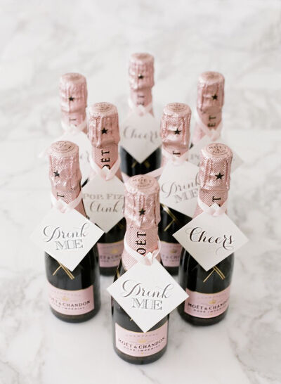 MOET迷你瓶香槟，婚礼香槟酒