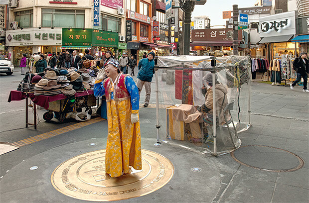 韩国 街头表演