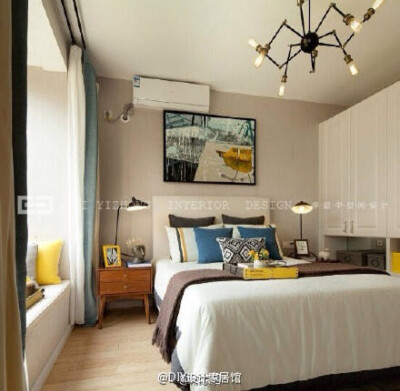 温馨简约两居室。