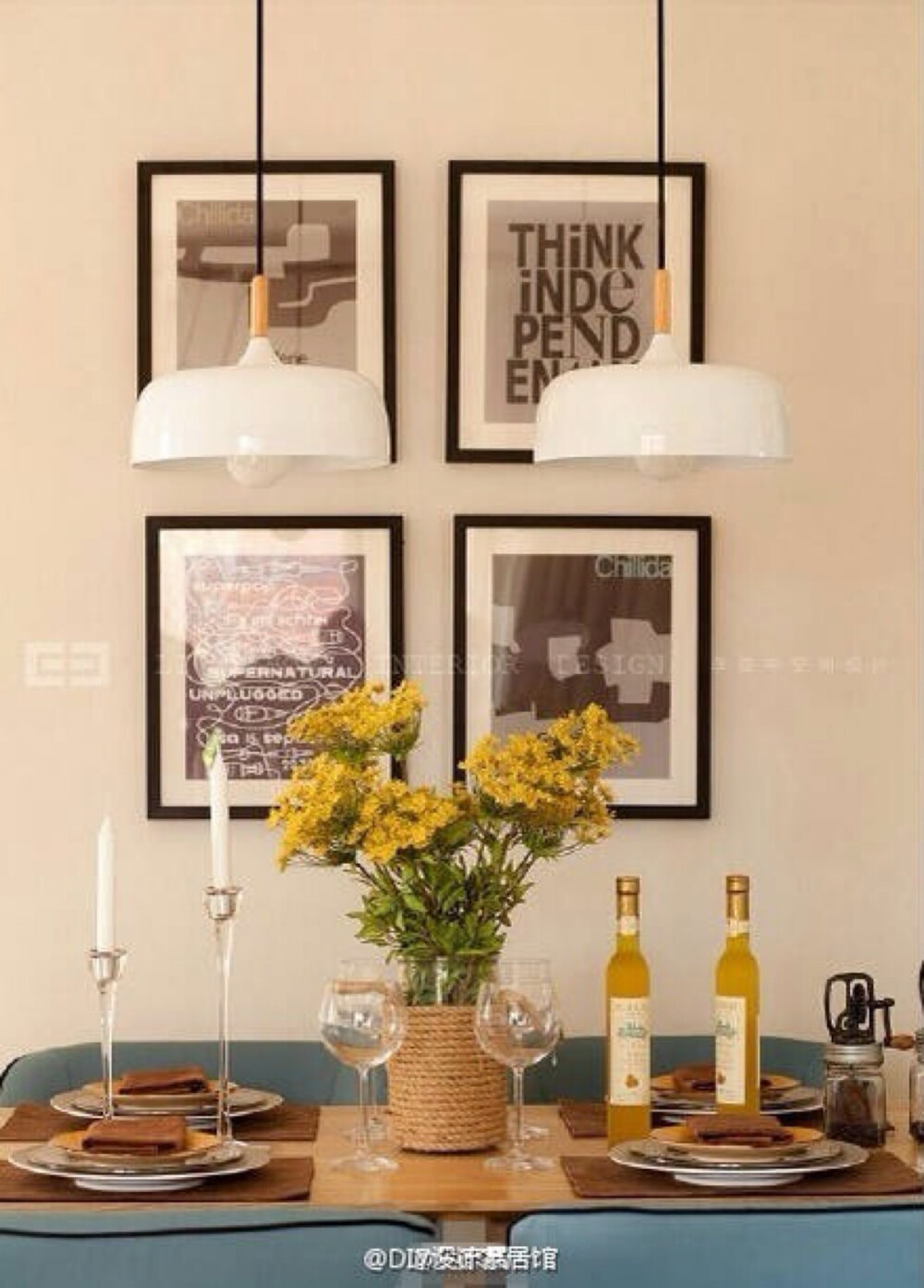 温馨简约两居室。