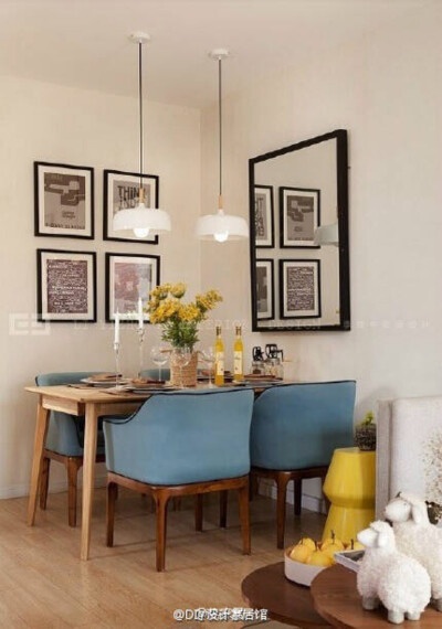 温馨简约两居室。