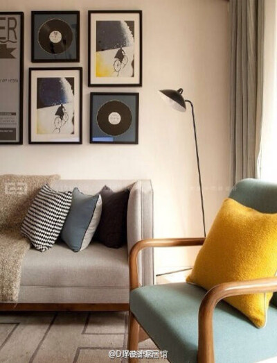 温馨简约两居室。