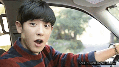 #朴灿烈 all of me# #灿烈# 【动图】151016 乐天巧克力棒广告