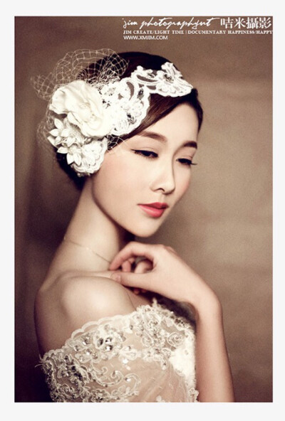 唯美新娘发型，留着以后自己结婚用！