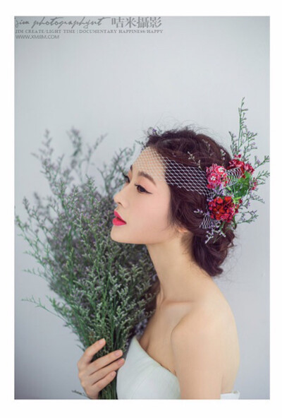 唯美新娘发型，留着以后自己结婚用！