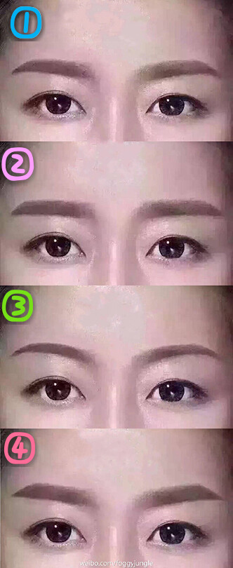 三种眉型