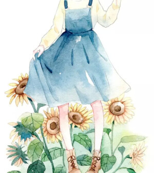 动漫  闺蜜  半身  头像