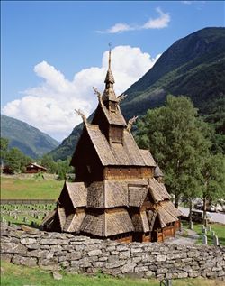 挪威博尔贡木板教堂