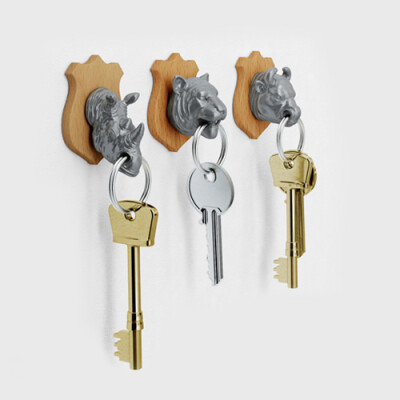 英国Suck uk 金属动物钥匙扣 钥匙链 可吸附收纳 钥匙收纳器 现货