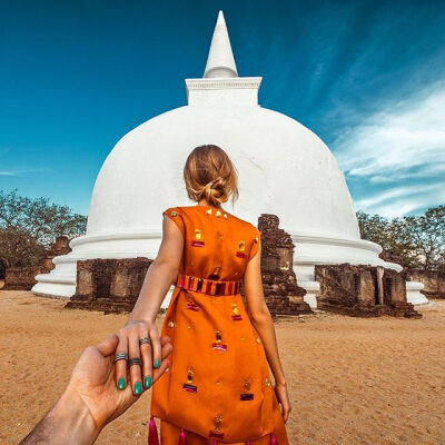 Murad Osmann《Follow me》| the Kingdom of Polonnaruwa Stupa in Sri Lanka