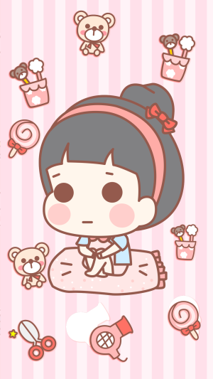 iPhone壁纸 萌物 可爱 背景 套图 韩系 插画 素材ღ ¤̴̶̷̤́‧̫̮ ¤̴̶̷̤̀ 麽麽