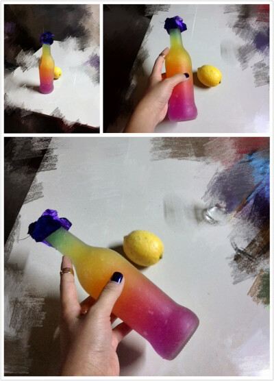 沉淀着彩虹似的梦