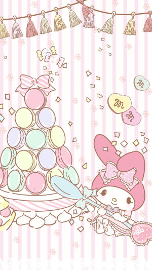 sanrio手机壁纸 可爱哭 melody壁纸 双子星壁纸 littletwinstars 小双星手机壁纸 日系可爱的插画壁纸 马卡龙壁纸 Kitty手机壁纸 二次元手机壁纸  美乐蒂墙纸 官网壁纸