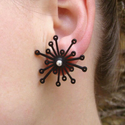 材质以皮革和橡胶为主，融入剪纸元素的创新饰品，在欧美市场价格在10～100欧元不等。（本人非代购，勿扰。）