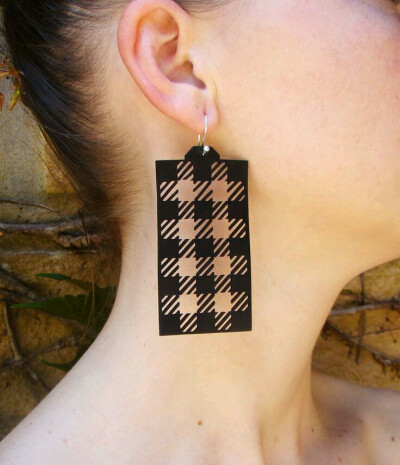 材质以皮革和橡胶为主，融入剪纸元素的创新饰品，在欧美市场价格在10～100欧元不等。（本人非代购，勿扰。）