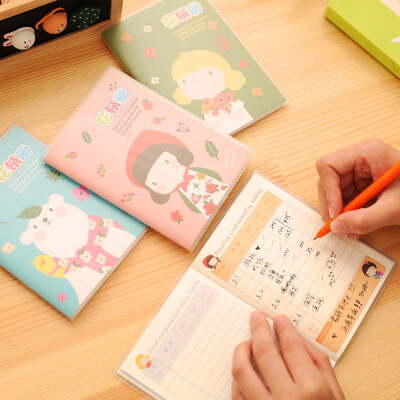 创意学生韩国女孩胶套本 记账本 理财本可爱儿童便携懒人笔记本