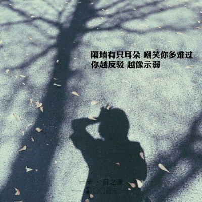 有一个地方只有我知道，装满了我所有的喜怒哀乐。