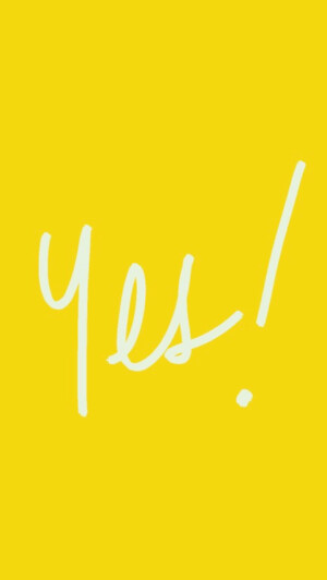 iPhone 壁纸 简约 黄色 yellow