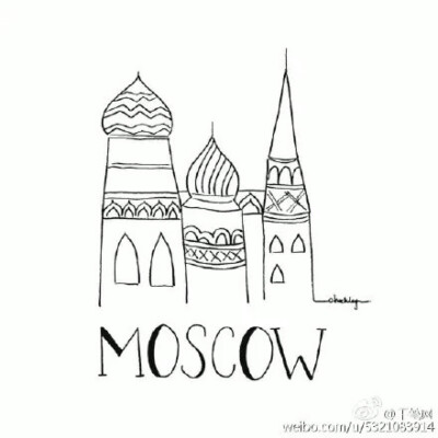 MOSCOW 手帐素材