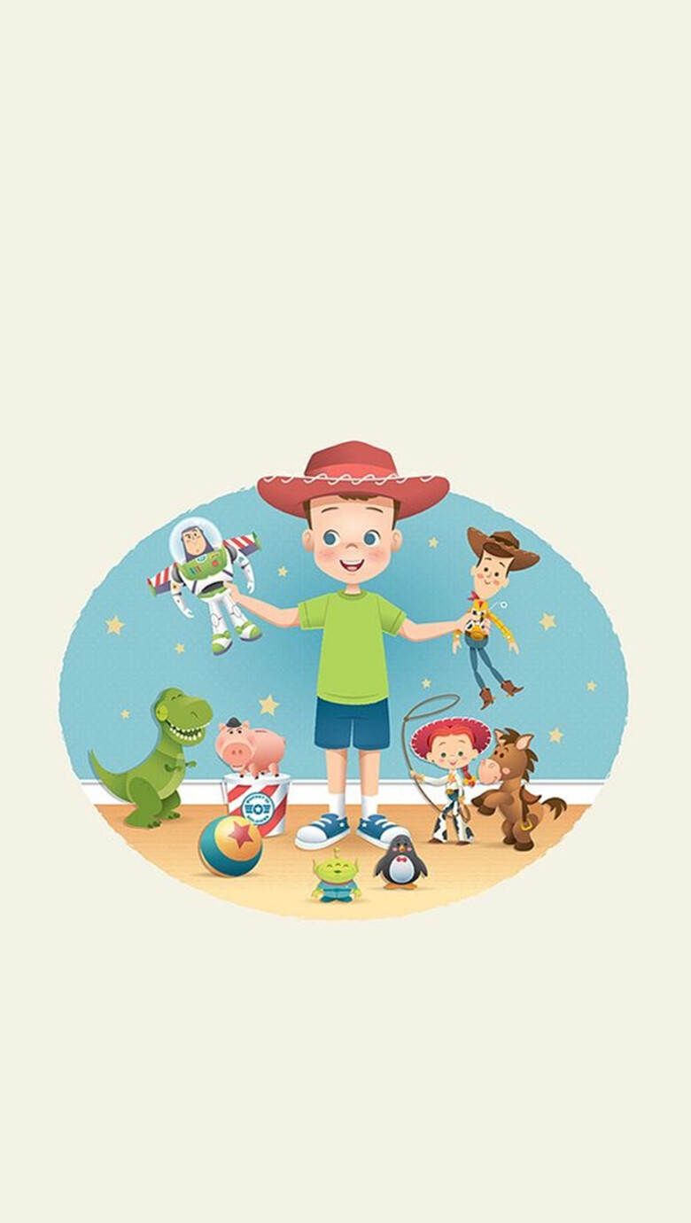 迪士尼玩具总动员插画图片