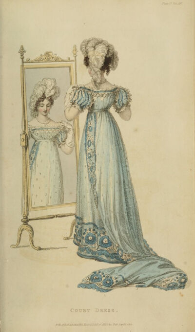 1822 fashion plate from Ackermann's Repository