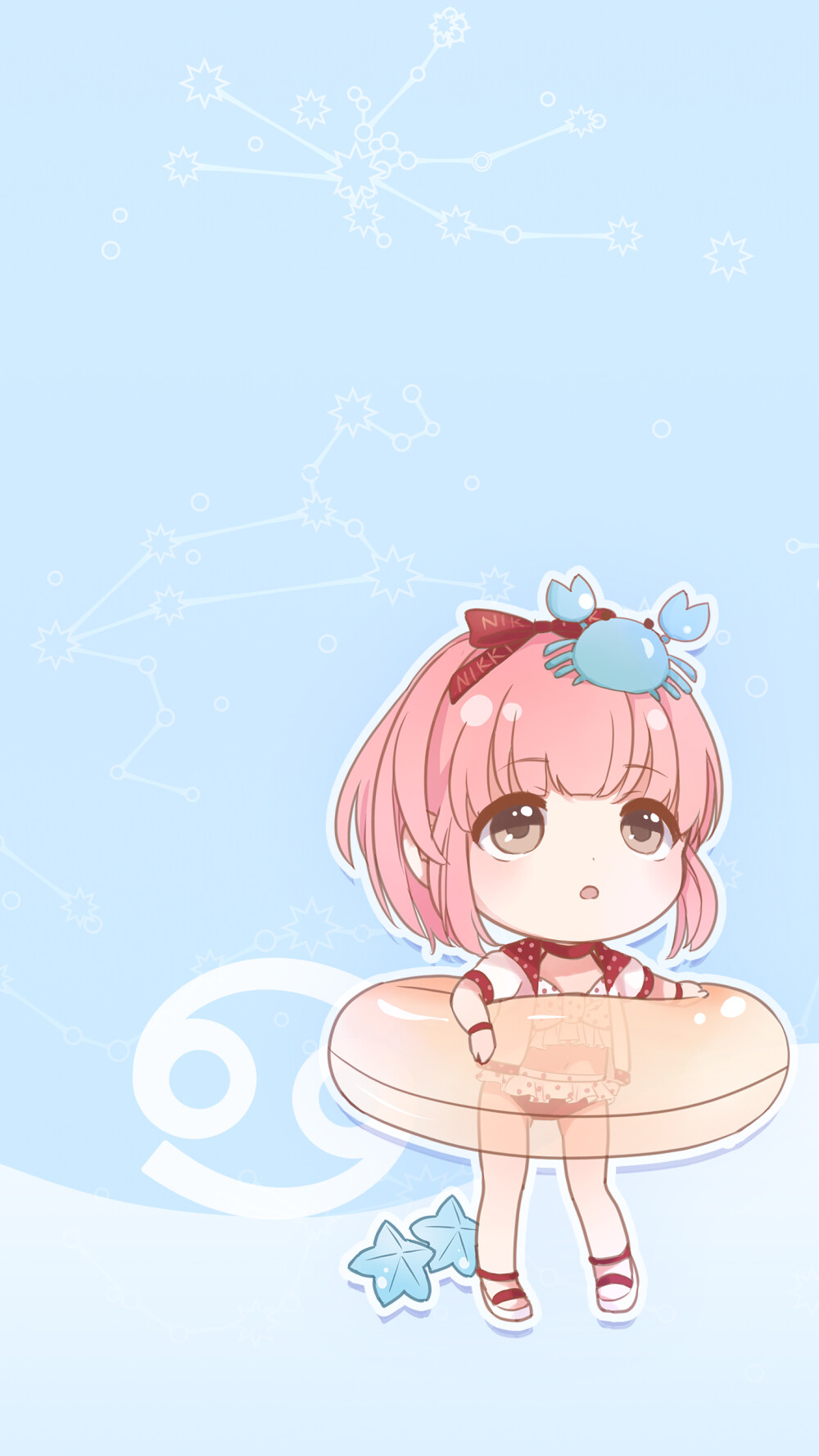 奇迹暖暖十二星座官方q版壁纸巨蟹
