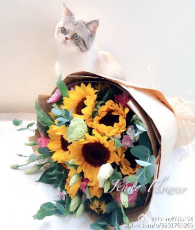 向日葵花束