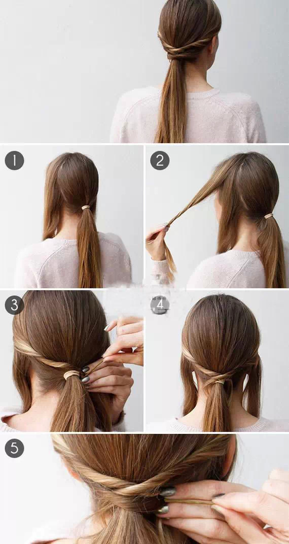 编发教程 扎头发 美发 盘发