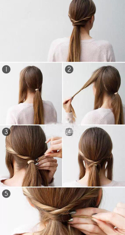 编发教程 扎头发 美发 盘发