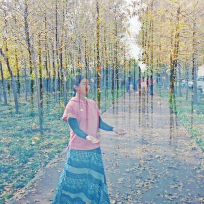 红了叶子，绿了芭蕉。