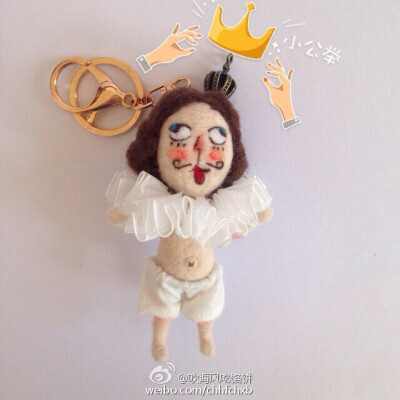 羊毛毡 手作 作者微博by 吹海风吃馅饼