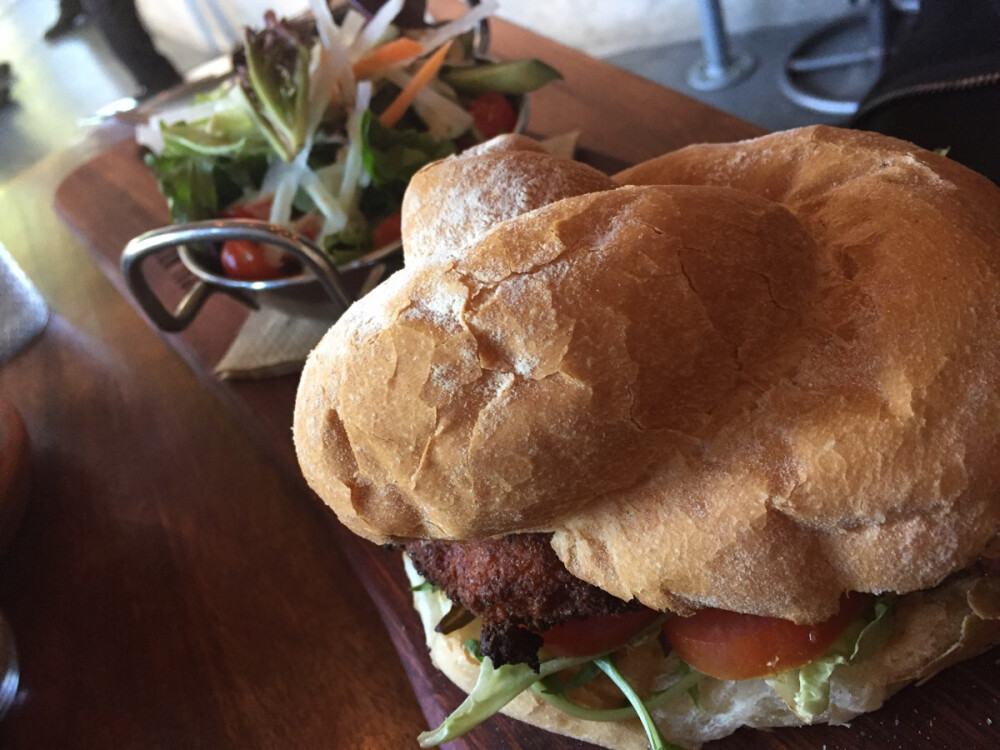 Chicken burger - Local MBassy, Sydney