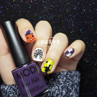 万圣节美甲