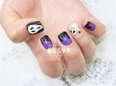 万圣节 美甲