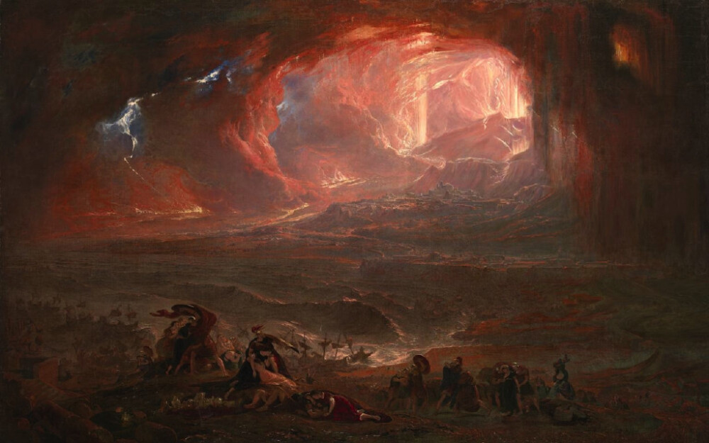 英国画家John Martin（1789-1854年）的画中微小的人物有着广阔的天翻地覆的背景，类似宇宙末日，多是一些大幅度的历史纪实或圣经作品。后期John Martin开始试验用铜版雕刻技术，并创作了版画&amp;lt;&amp;lt;失乐园&amp;gt;&amp;gt;的新版。他的作品影响了拉斐尔前派艺术家罗塞蒂等人，和乔治卢卡斯这样的几代电影制作人。