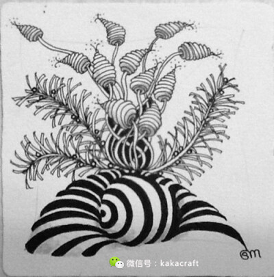 禅绕画 zentangle www.chanrao.me