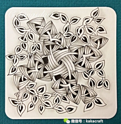 禅绕画 zentangle www.chanrao.me