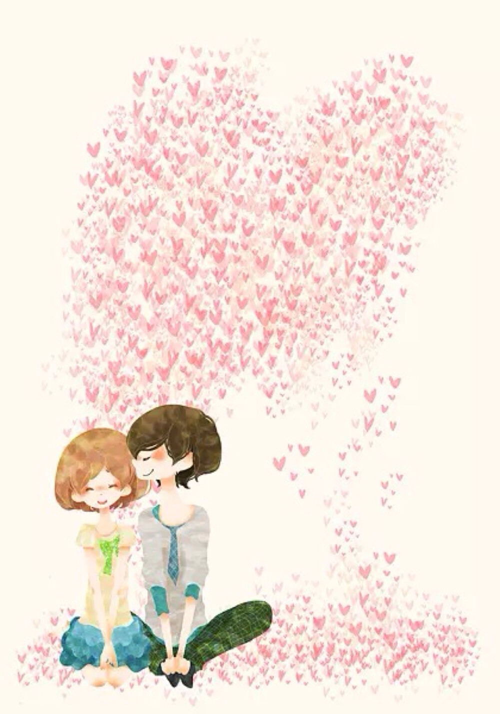 彩铅 插画 水彩 手绘