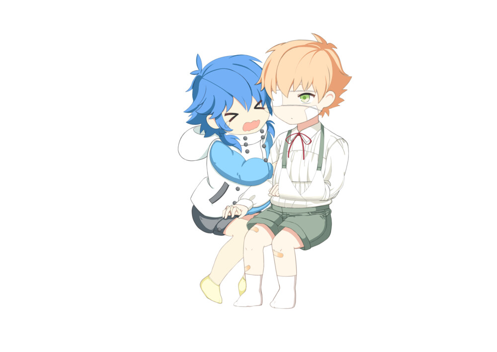 noiz:(思考)&amp;quot;為什麼在哭呢?&amp;quot; aoba:&amp;quot;嗚~noiz看起來好痛...&amp;quot; 總之就是滿頭霧水的椅子˙?˙ 因為怕開始加上背景會很可怕，所以丟一張沒背景的(? ps 練習新技能 線槁柔和化，其實放大之後變得好糊，好像太柔和了並不太喜歡QQQQ 20151021-27