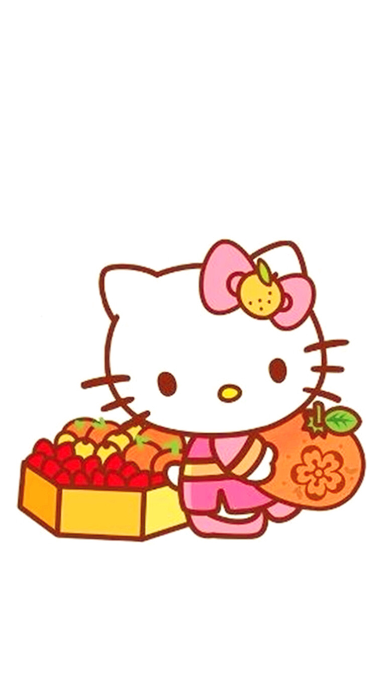 iPhone 壁紙 Hello Kitty 凱蒂